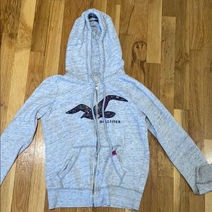 Hollister zipper hoodie